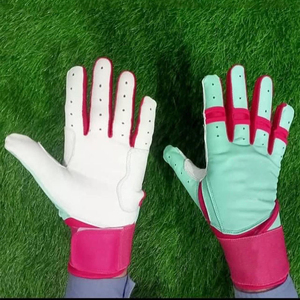 Gants de frappe de baseball en cuir synthétique pour fabricants OEM, paume durable, gants de sport, fourniture sous marque privée pour les distributeurs - Product Image 2