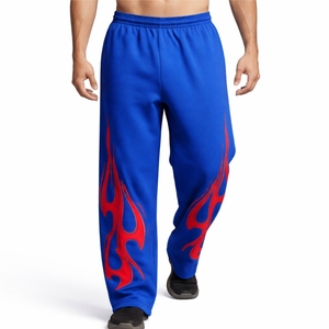 Pantalones deportivos estampados para hombre, ropa deportiva informal, pantalones deportivos con cintura elástica, pantalones deportivos informales, ropa deportiva transpirable de poliéster - Product Image 1