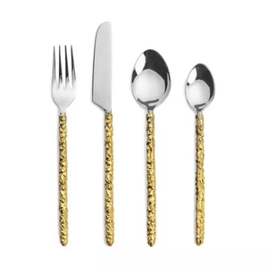 Ensemble de couverts en acier inoxydable avec placage nickel, comprenant cuillères et fourchettes, pour la vaisselle et la consommation alimentaire, en vente, finition acier miroir - Product Image 2