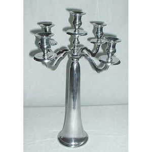 Designer Transparent Crystal 5 Arm <b>Candle</b> Stand Elegant Tabletop Candelabra for Living Room Decor - Product Image 2