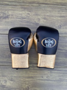 Guantes de Boxeo Estilo NBNL Premium, Hechos a Mano con Cuero Vacuno, con Cordones y Velcro, para Entrenamiento y Sparring, Fábrica OEM - Product Image 2