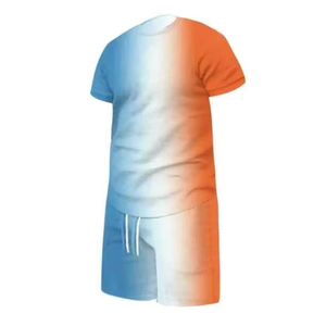 Conjunto Deportivo Casual de Verano para Hombre, Estampado en 3D, 2 Piezas, Ropa Deportiva Holgada, Camiseta y Pantalones Cortos de Playa - Product Image 3