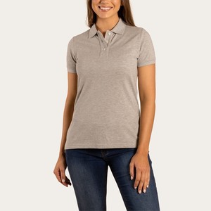 Polo de Manga Corta para Mujer, Color Sólido, Algodón Piqué, Corte Regular, Camisetas Polo Casuales, ODM OEM al por Mayor - Product Image 1