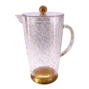 <b>Glass</b> Embossing Acrylic Plastic Pitcher - Product Image 2