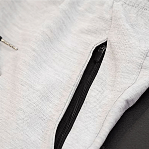 Shorts de sport décontractés pour hommes, design personnalisé OEM, en coton respirant à séchage rapide, motif uni, avec cordon de serrage - Product Image 6