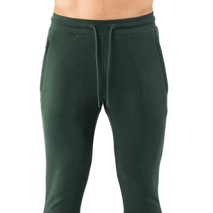 Pantalon de jogging décontracté pour homme en coton 100% de haute qualité, respirant, séchage rapide, taille haute, avec cordon de serrage en molleton - Product Image 6