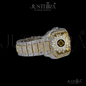 Reloj de Diamantes Moissanite de Alta Calidad para Unisex, Reloj de Pulsera Elegante y Duradero a un Precio Competitivo - Product Image 4