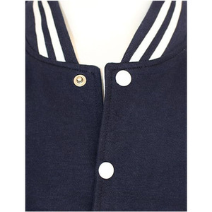 Custom logo Embroidered Canvas <b>Thin</b> Varsity <b>Jacket</b> for Men Street Spring Autumn University Unisex Outdoor Pu Sleeve Front - Product Image 5