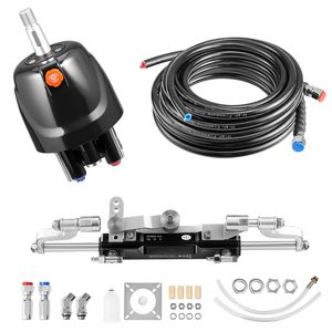 Kit Sistema di Sterzo Idraulico Marino da 300 CV (6.9 MPa/1000 Psi) con Pompa Timone e Cilindro Bloccante a Due Vie - Product Image 1