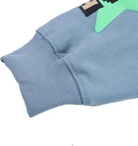 Sweat à capuche unisexe personnalisé en molleton épais 500 g/m² avec impression 3D en relief et broderie, écologique et surdimensionné - Product Image 6