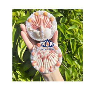Meilleures ventes d'artisanat en coquillages 100% naturels |   Cadeaux en coquillages faits à la main écologiques en gros - Product Image 1