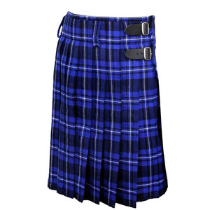 Kilt escocés clásico para hombre, ajustable, plisado, a cuadros, para eventos tradicionales, uso casual y actividades al aire libre. - Product Image 1