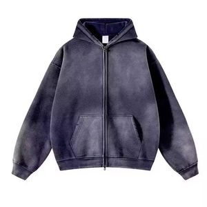 Sweat à capuche d'hiver pour homme personnalisé avec impression en relief – Respirant, séchage rapide, Spandex/Polyester, design décontracté avec poches, tricoté 500g, coupe classique - Product Image 4
