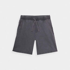 Shorts pour hommes en coton 100% écologique, délavé, avec logo sur le devant, pour l'été - Product Image 1