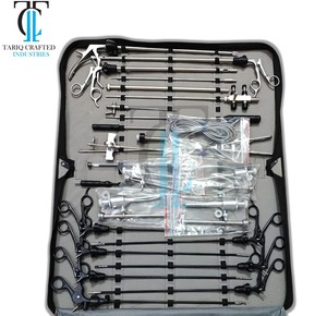 Kit Completo de Instrumentos Laparoscópicos con Aplicador de Clips, Portaagujas y Pinzas TARIQ CRAFTED INDUSTRIES - Product Image 1