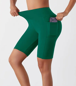 Shorts Deportivos para Mujer, Secado Rápido, Transpirables, para Gimnasio, Fitness, Entrenamiento, Cintura Alta, Bolsillos Laterales, Ligeros - Product Image 5