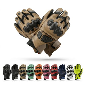 Gants de moto d'hiver épais et chauds de qualité supérieure, antidérapants, respirants, protecteurs, à doigts entiers, pour hommes - Product Image 1