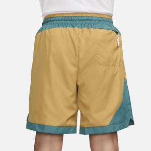 Men's Color Blocked Panelled Bermuda Shorts <b>Drawstring</b> Waist Plus Size Casual Geometric Design 100% Polyester Woven - Product Image 2
