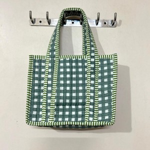 Handmade Block Printed Cotton Shoulder <b>Mini</b> Tote Bag for Women Indian Quilted Eco-Friendly Shopping Tote Bags - Product Image 4