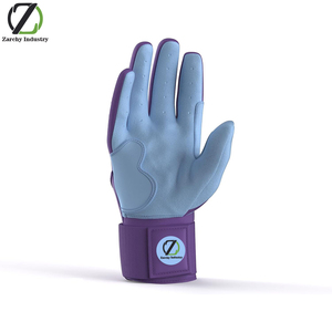 Guantes de Bateo Drip & Rip Serie Baller - Guantes de Bateo para Jóvenes y Adultos - para Sóftbol y Béisbol - Estilo de Cuero con Puño Largo - Product Image 3