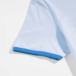 Camisetas Ringer Personalizadas OEM, Cuello Redondo, Algodón, Estilo Vintage, Fitness, Manga Corta, para Hombre, Tallas Grandes - Product Image 4