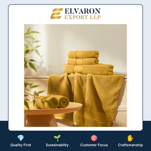 Toalla de Mano de Algodón para Hotel, Suave, Absorbente y Ligera, para Spa, Resort, Baño y Uso en Hostelería - Product Image 2