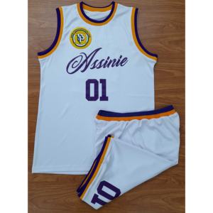 Conjunto de Uniforme de Baloncesto Personalizado de Talla Grande |   Conjunto de Pantalones Cortos y Camiseta del Equipo Amarillo con Diseño de Letras |   Ropa Deportiva para Sublimación |   Al por Mayor - Product Image 5