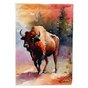 Buffalo gran porche manga poste decorativo patio Banner ilustraciones pared colgante Multicolor poliéster casa bandera - Product Image 1