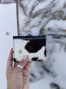 Nouvelle Pochette de Luxe en Cuir de Vachette Véritable, Design Unique, Multi-usages, Style Western, Vente Flash, Petits Portefeuilles en Cuir de Vachette Véritable pour Femmes - Product Image 3