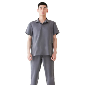 Ensemble de blouses médicales en polycoton pour infirmières, ensemble de blouses médicales unisexes, différentes couleurs, haute qualité, tricoté, écologique, personnalisé - Product Image 4