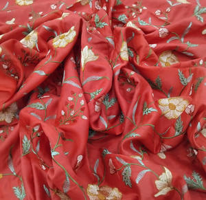 Tela de Chifón Bordada Malty Dobby, 100% Poliéster, Transpirable, Ecológica, para Bodas, Color Personalizado, Suministro Textil, Exportaciones - Product Image 2