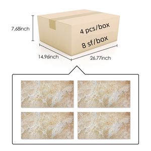 12*24 piastrelle da parete con Design scanalato 3D in marmo naturale oro giallo Beige - Product Image 6