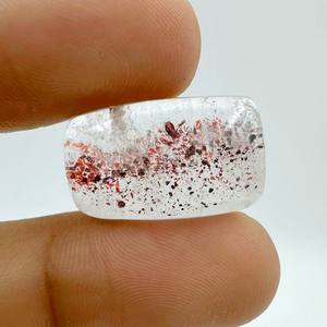 Cabujón de piedra preciosa Super Siete natural de 30.00 quilates, cabujón Super Siete de buena calidad para la fabricación de joyas, tamaño 24.5X15X9MM - Product Image 1