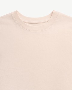 T-shirt court décontracté à col rond pour femme, 100 % coton tricoté, coupe ample, brodé, respirant, haute qualité, idéal pour l'été - Product Image 6
