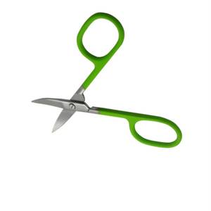 Ciseaux à ongles en acier inoxydable avec manche en plastique vert, lame droite, pointe acérée, outils de manucure pour adultes - Product Image 5