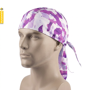 Vente en gros SAMAVIA Durag en soie personnalisé pour enfants, 4 saisons, Chapeau de pirate / Bonnet de chimiothérapie / Turban / Bonnet-écharpe couleur unie, pour le sport, le cyclisme et le quotidien - Product Image 2