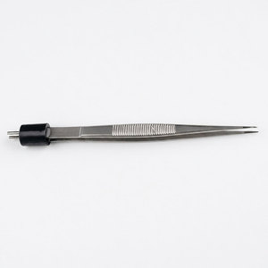 Pinces bipolaires électriques en acier inoxydable Semkin non isolées 14 cm avec pointes de 0,5 mm et 0,7 mm, instrument chirurgical pour microchirurgie - Product Image 2