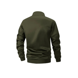 Mego Industry Herren Grauer 2-Teiliger Trainingsanzug Set Kapuzenjacke mit Reißverschluss Knöchellange Jogginghose Farbblockierung Lässig Atmungsaktiv - Product Image 4