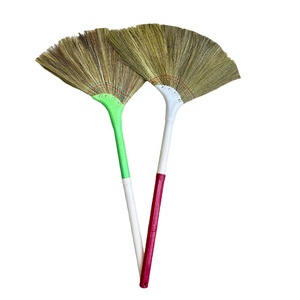 Escoba de Planta de Miscantus con Cerdas Suaves, Duradera y para Limpieza del Hogar, Escoba de Hierba Tigre Asiática Natural - Product Image 2