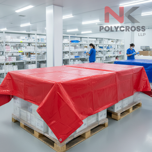 Bâche en PVC non toxique, enduite, anti-UV, imperméable, robuste, pour tente, rideau latéral de camion et protection industrielle - Product Image 5