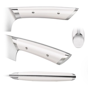Couteau de chef artisanal en acier inoxydable avec manche en résine et étui en cuir, couteau d'extérieur - Product Image 5