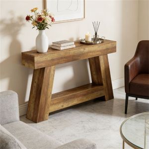 Consolle di Controllo Principale con Ripiano Portaoggetti, Utilizzabile Come Tavolino da Divano, Consolle d'Ingresso o Scrivania Portaoggetti - Product Image 2