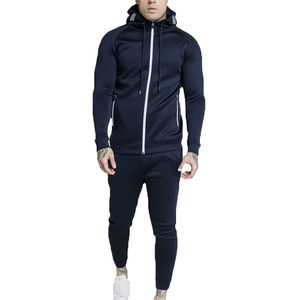 Tracksuits for Men Fitness Wear Sweat <b>Suits</b> Sports Slimfit Zipper Tracksuit Set with Custom Unisex Design <b>Trousers</b> - Product Image 1