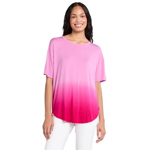 Camiseta Casual Holgada de Verano para Mujer, Talla Grande, Transpirable, 100% Algodón, Cuello Redondo, Manga Corta - Product Image 6