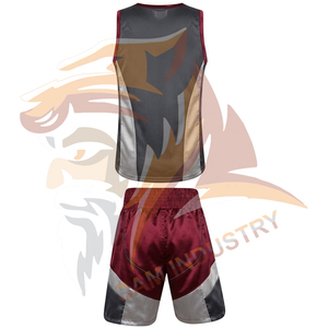 Conjunto de Uniformes de Boxeo de la Mejor Calidad en Spandex/Poliéster para Hombre, con Chaleco Ligero de Poliéster y Pantalones Cortos para Deportes - Product Image 3