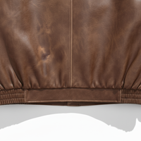 Veste en cuir véritable tendance avec capuche amovible, vestes en cuir personnalisées