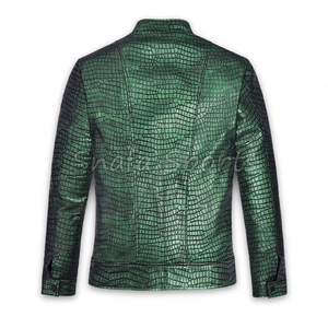 Chaqueta de Cuero Genuino de Lujo para Hombre, Chaqueta de Cuero Suave, Cómoda y Cálida para Invierno, Prenda Exterior de Diseño para Hombres Modernos - Product Image 2