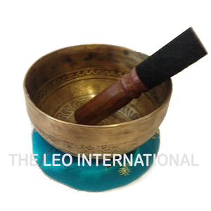 Cuenco Cantante Chapado en Oro, de Aluminio, Libre de Metales, para Yoga Budista, Artesanía Religiosa, Sonido de Chakra, Meditación, Cuencos Redondos - Product Image 2