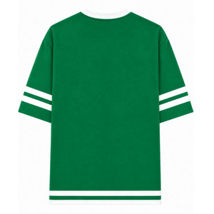 Camiseta de Manga Corta Verde con Ribete Blanco y Letras Griegas de la Hermandad Iota Phi Lambda para Hombre, Camiseta Informal para Mujer - Product Image 5
