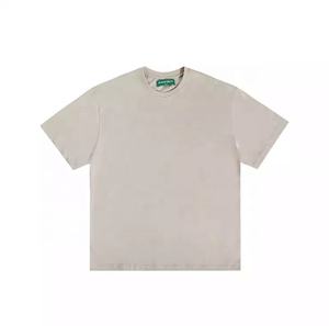 Camisetas Unisex de Manga Corta para Hombre, 100% Algodón, Cuello Redondo, Tejido de Rizo, Transpirables, Ecológicas, Tallas S-5XL, Logotipo OEM, Lisas - Product Image 4